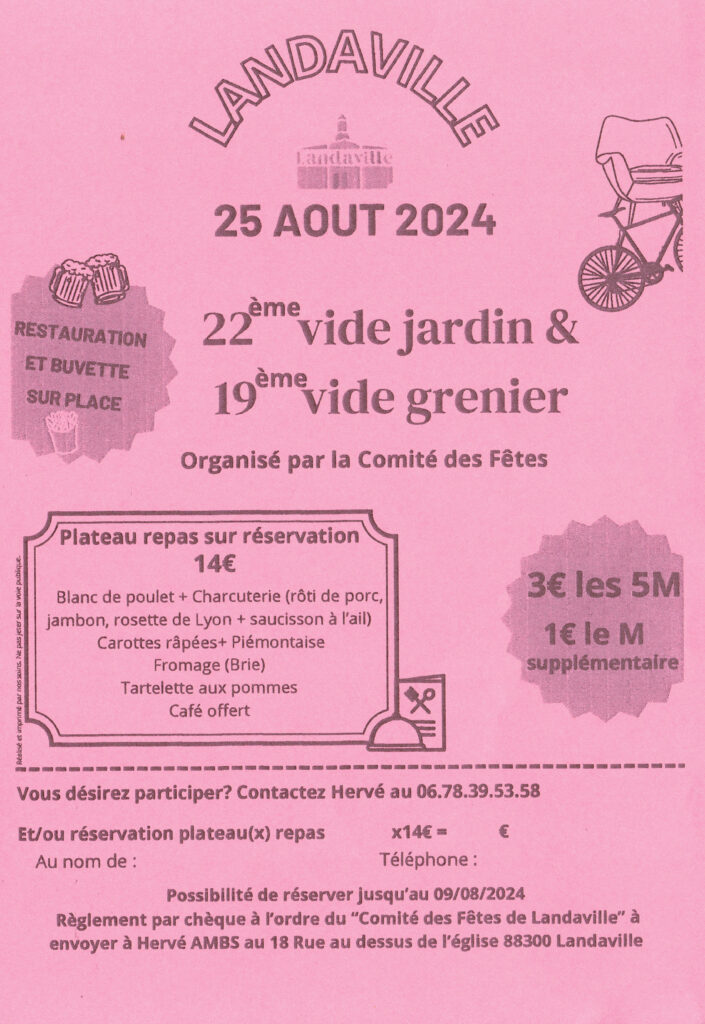 22e Vide jardin et 19e Vide grenier